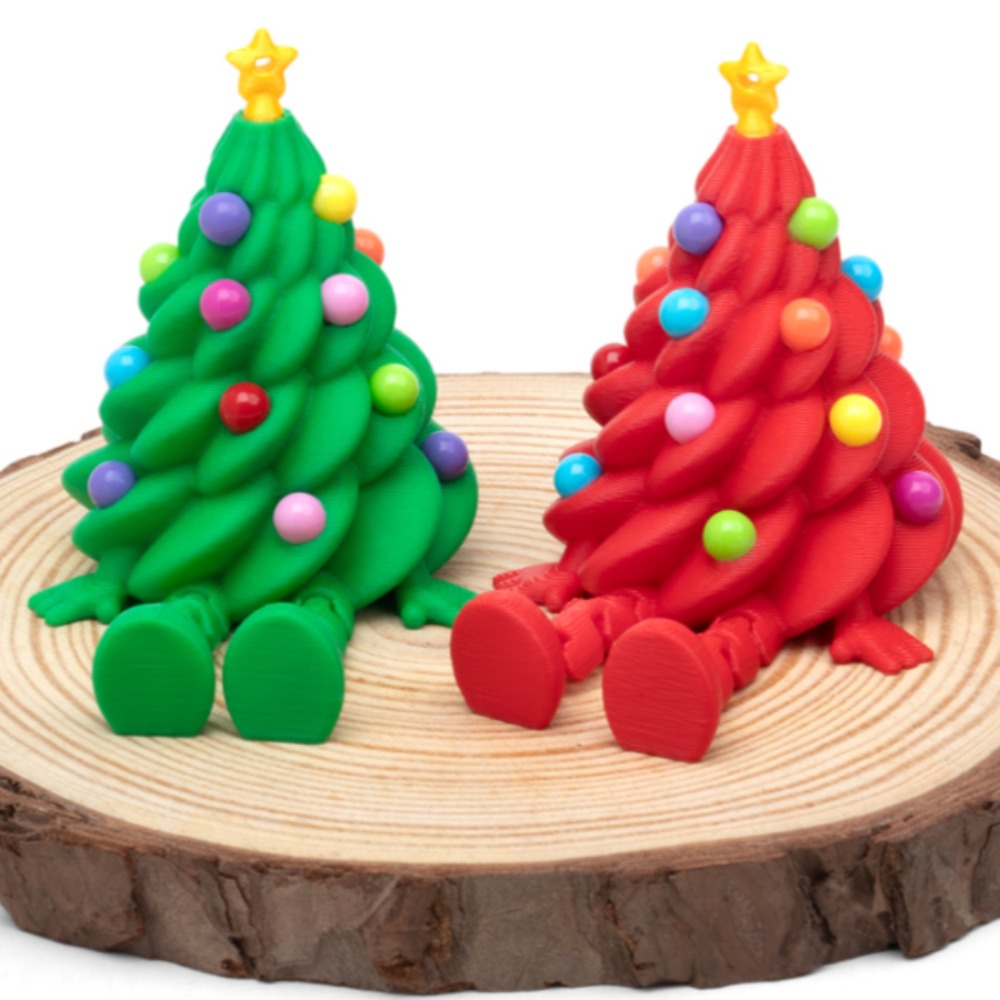 Home Improvement News - 3D Printed Christmas Tree Figures Multi-joint