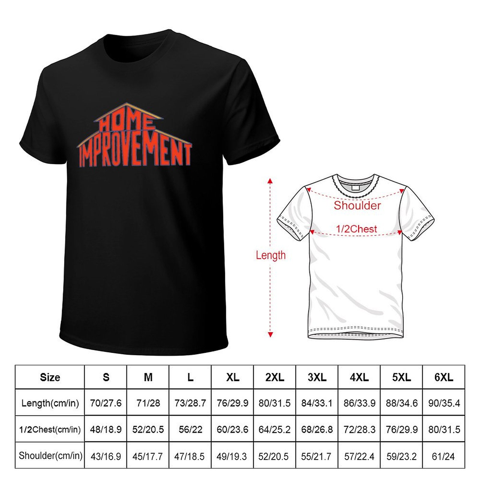 Home Improvement Logo 90s T-Sh - Home Improvement Logo Design 评论和价格