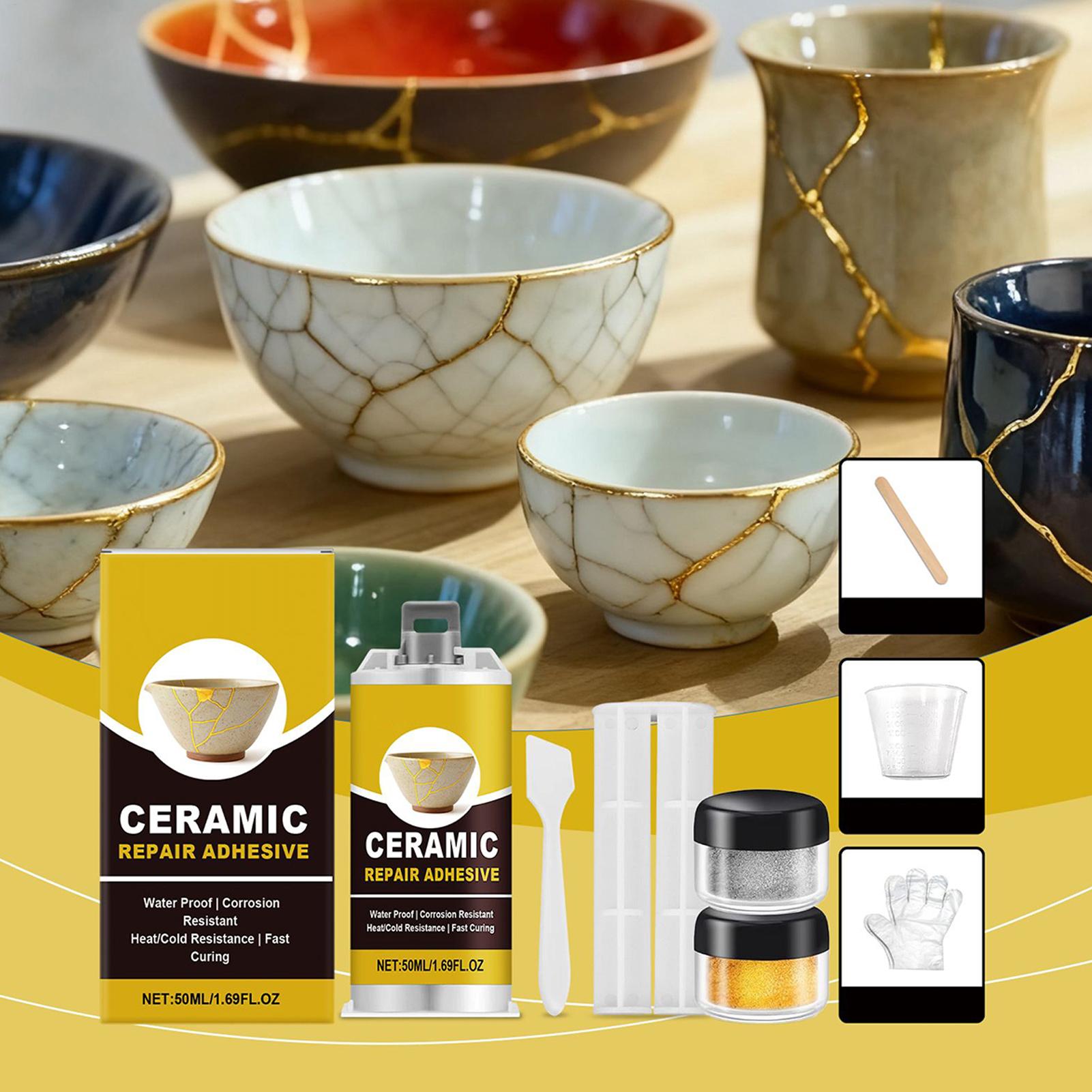 Gold Glue for Ceramics Glass S - Tile Grout Repair 评论和价格
