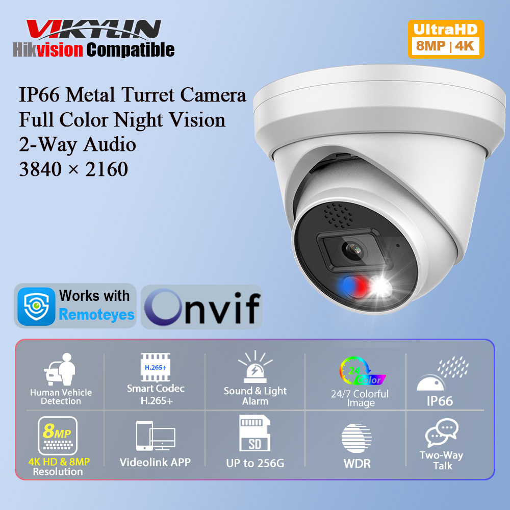 Vikylin 4K 8MP Alarm Full Colo - Lowe'S Home Improvement 评论和价格