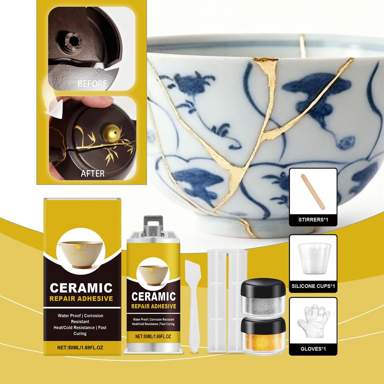 Porcelaine Repair Kit Gold Cer - Tile Grout Repair 评论和价格