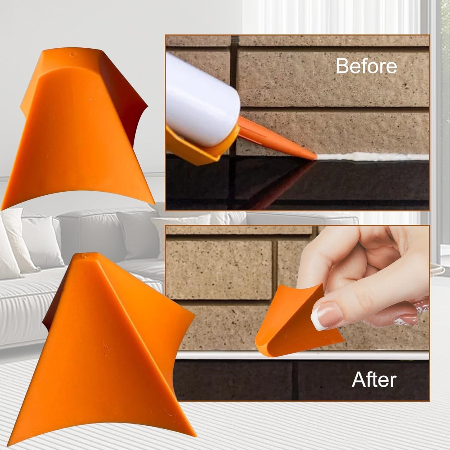 2 PCS Silicone Seam Tool Silic - Bathroom Caulk Siliconized 评论和价格