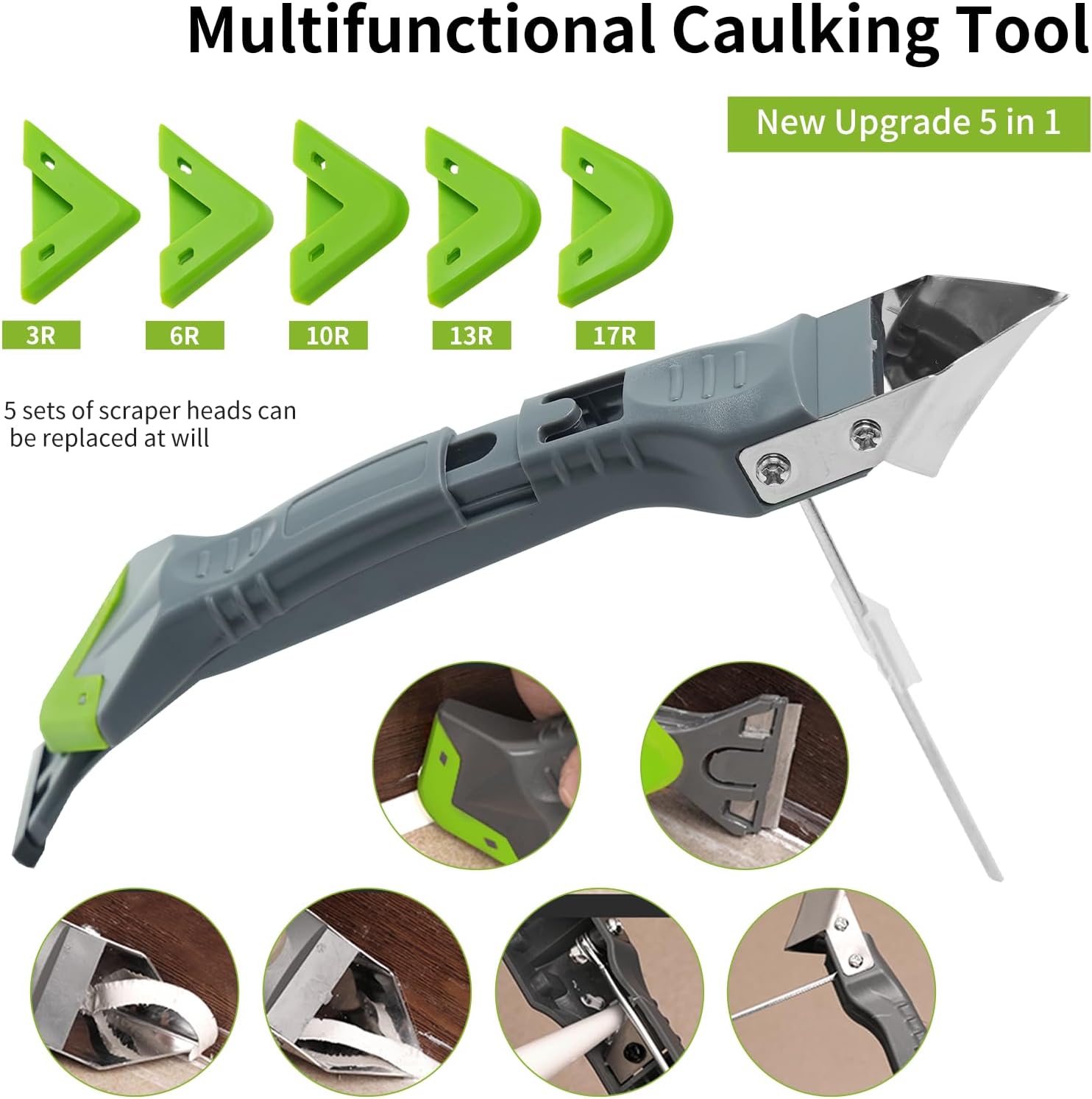 5 In 1 Silicone Caulking Tools - Bathroom Caulk Siliconized 评论和价格