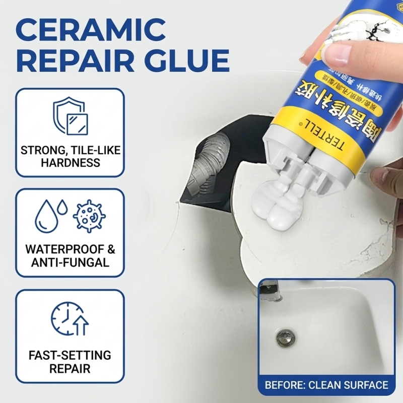 White Ceramic Crack Repair Adh - Tile Grout Repair 评论和价格