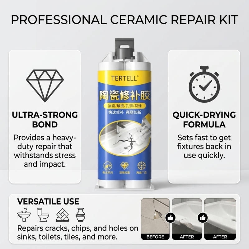 White Ceramic Crack Repair Adh - Tile Grout Repair 评论和价格