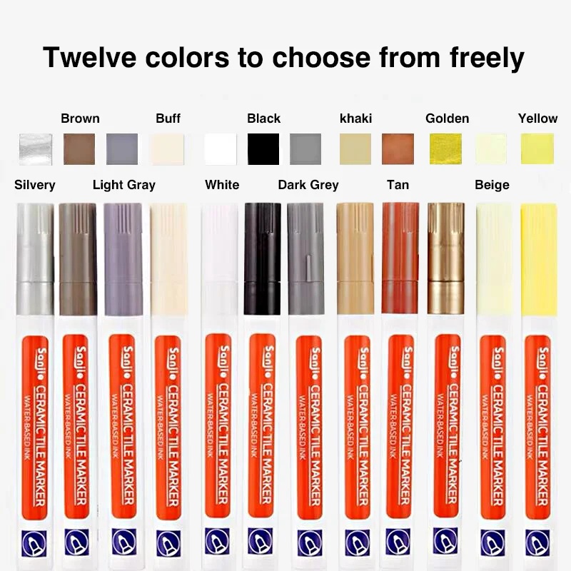 1-2 Pcs Waterproof White Marke - Tile Grout Repair 评论和价格