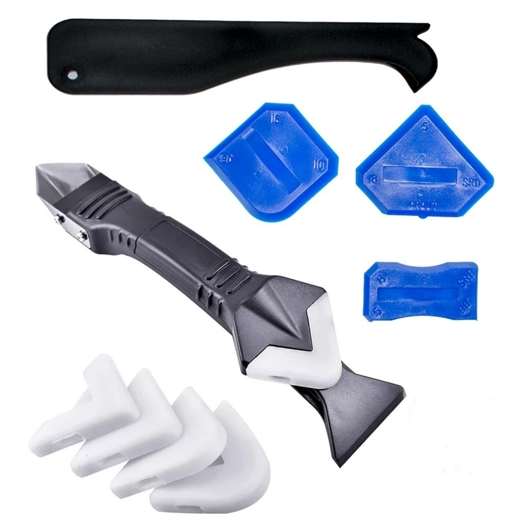 Silicone Caulking Tool Kit，Gla - Bathroom Caulk Siliconized 评论和价格
