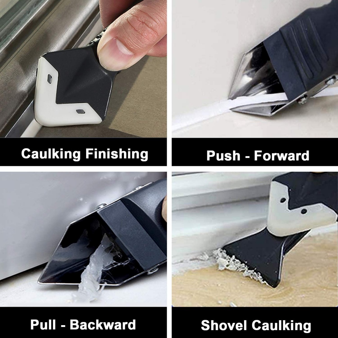 Silicone Caulking Tool Kit，Gla - Bathroom Caulk Siliconized 评论和价格